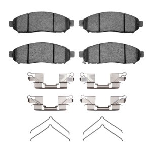 Chevrolet City Express Brake Pads - Front - R1 Concepts - Optimum OE Pads & Hardware Kit - `05-`25